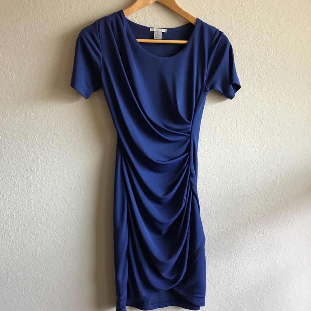 Blue Drapey Dress